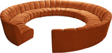 Infinity Velvet 12pc. Modular Sectional - Sterling House Interiors