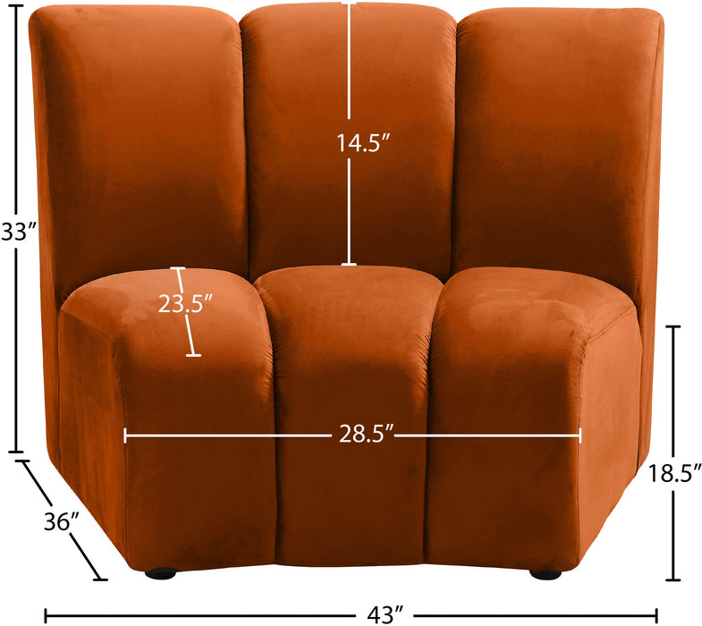 Infinity Velvet Modular Chair - Sterling House Interiors