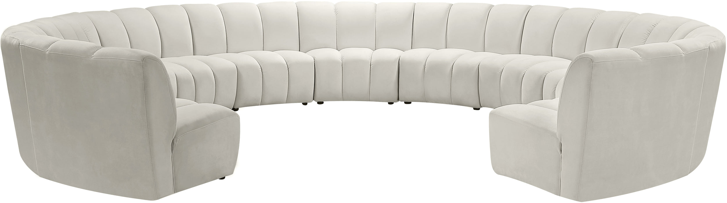 InfinityVelvet 11pc. Modular Sectional - Sterling House Interiors