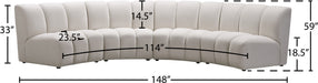 Infinity Velvet 4pc. Modular Sectional - Sterling House Interiors