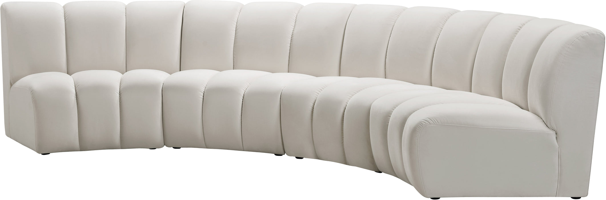 Infinity Velvet 4pc. Modular Sectional - Sterling House Interiors