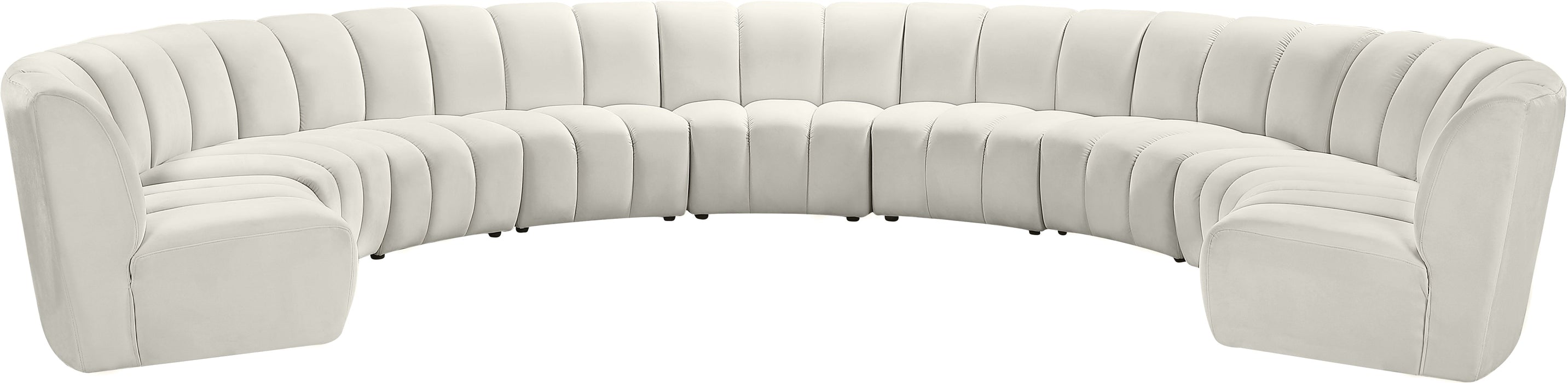 Infinity Velvet 9pc. Modular Sectional - Sterling House Interiors