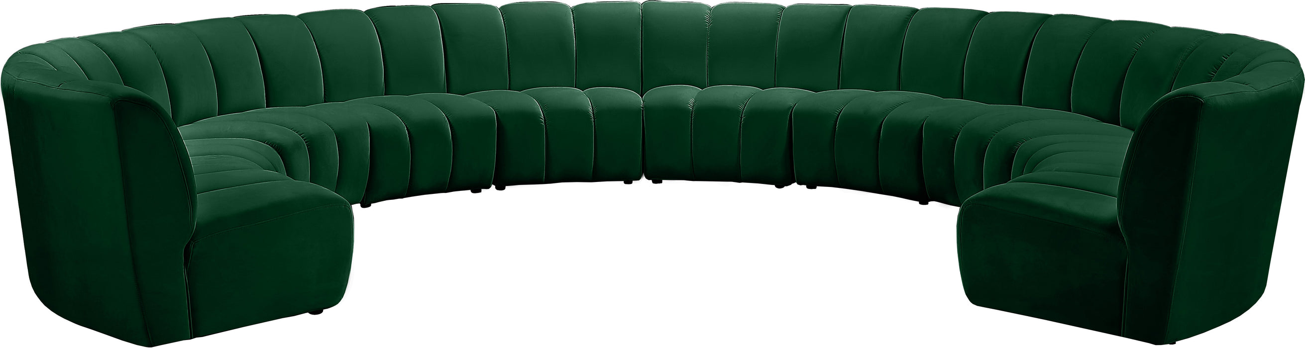 Infinity Velvet 10pc. Modular Sectional - Sterling House Interiors