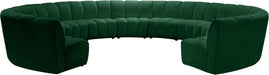 InfinityVelvet 11pc. Modular Sectional - Sterling House Interiors