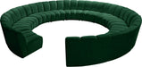 Infinity Velvet 12pc. Modular Sectional - Sterling House Interiors