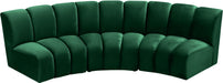 Infinity Velvet 3pc. Modular Sectional - Sterling House Interiors