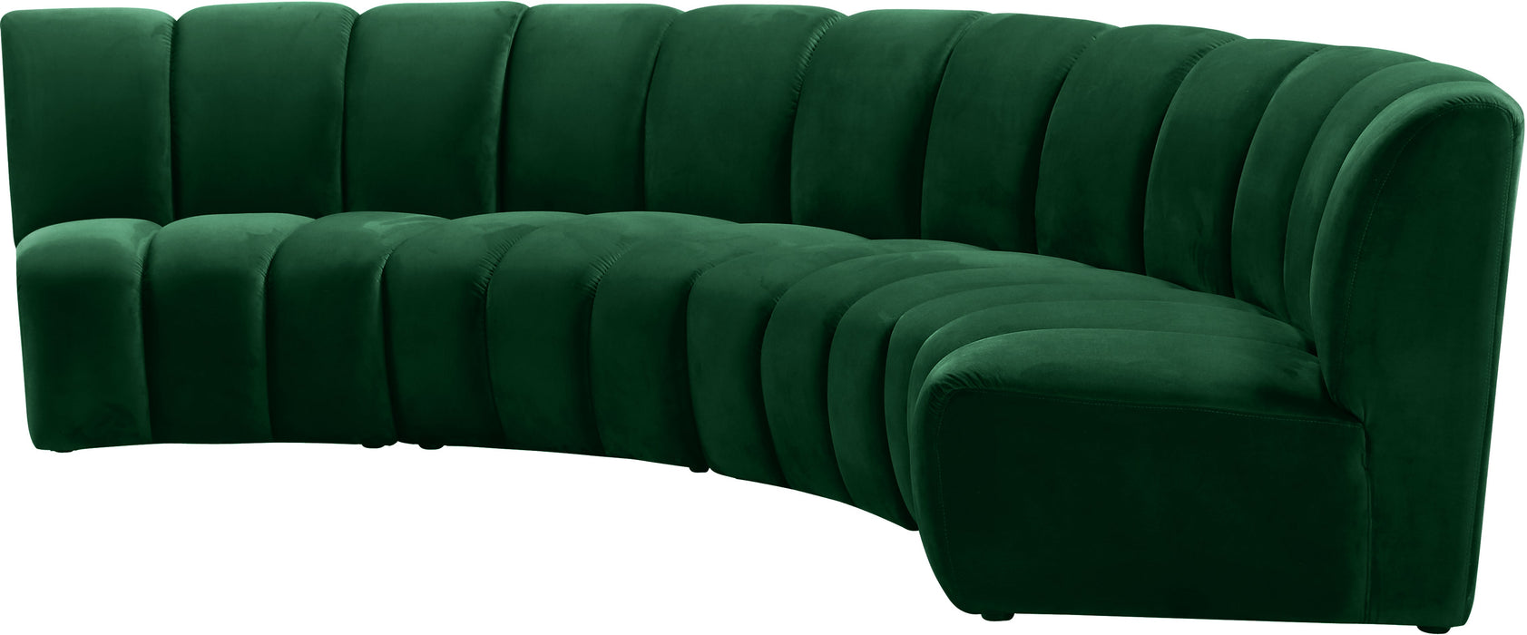 Infinity Velvet 4pc. Modular Sectional - Sterling House Interiors