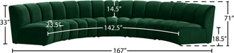 Infinity Velvet 5pc. Modular Sectional - Sterling House Interiors