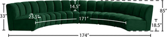 Infinity Velvet 6pc. Modular Sectional - Sterling House Interiors