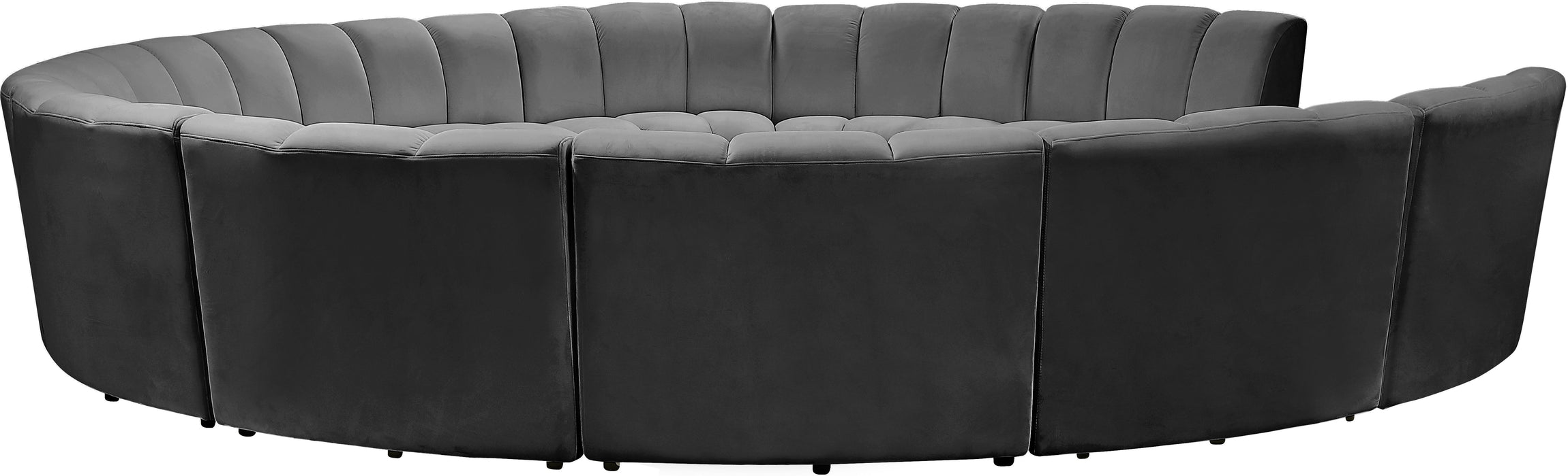 InfinityVelvet 11pc. Modular Sectional - Sterling House Interiors