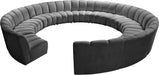 Infinity Velvet 12pc. Modular Sectional - Sterling House Interiors