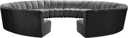 Infinity Velvet 12pc. Modular Sectional - Sterling House Interiors