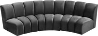 Infinity Velvet 3pc. Modular Sectional - Sterling House Interiors