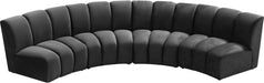 Infinity Velvet 4pc. Modular Sectional - Sterling House Interiors