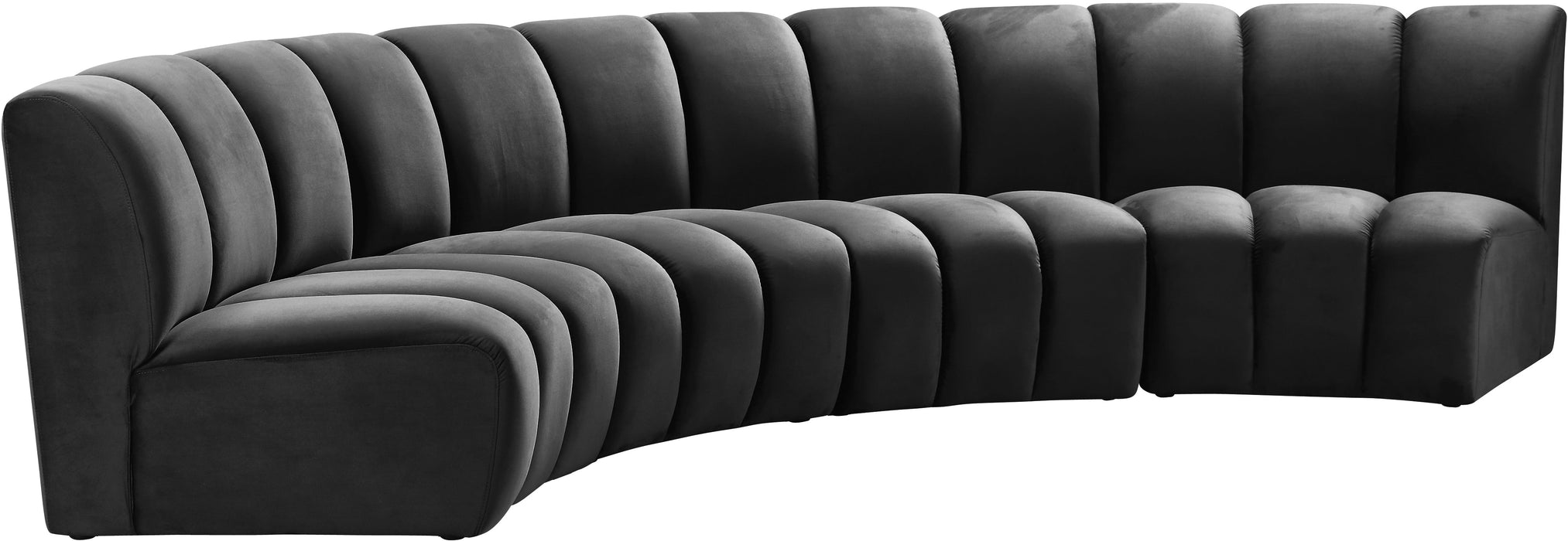 Infinity Velvet 4pc. Modular Sectional - Sterling House Interiors