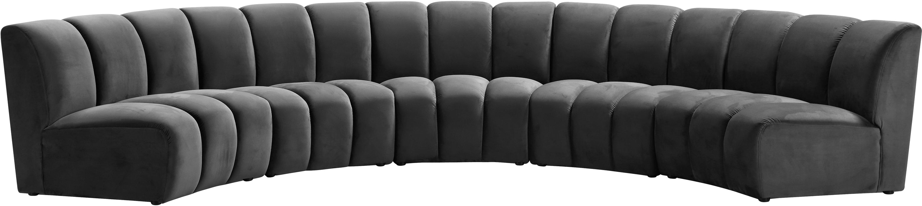 Infinity Velvet 5pc. Modular Sectional - Sterling House Interiors