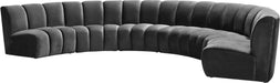 Infinity Velvet 6pc. Modular Sectional - Sterling House Interiors