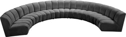 Infinity Velvet 7pc. Modular Sectional - Sterling House Interiors