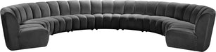 Infinity Velvet 9pc. Modular Sectional - Sterling House Interiors