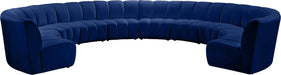 Infinity Velvet 10pc. Modular Sectional - Sterling House Interiors