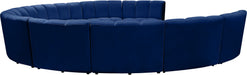 Infinity Velvet 10pc. Modular Sectional - Sterling House Interiors