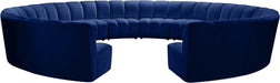Infinity Velvet 12pc. Modular Sectional - Sterling House Interiors