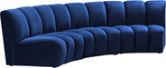 Infinity Velvet 3pc. Modular Sectional - Sterling House Interiors