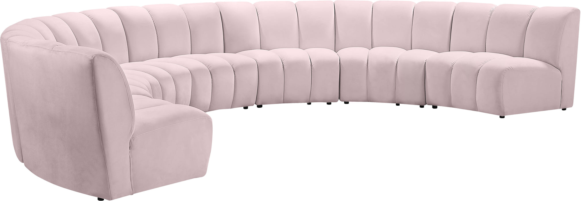 Infinity Velvet 7pc. Modular Sectional - Sterling House Interiors