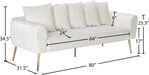 Quinn Velvet Sofa - Sterling House Interiors