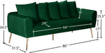 Quinn Velvet Sofa - Sterling House Interiors