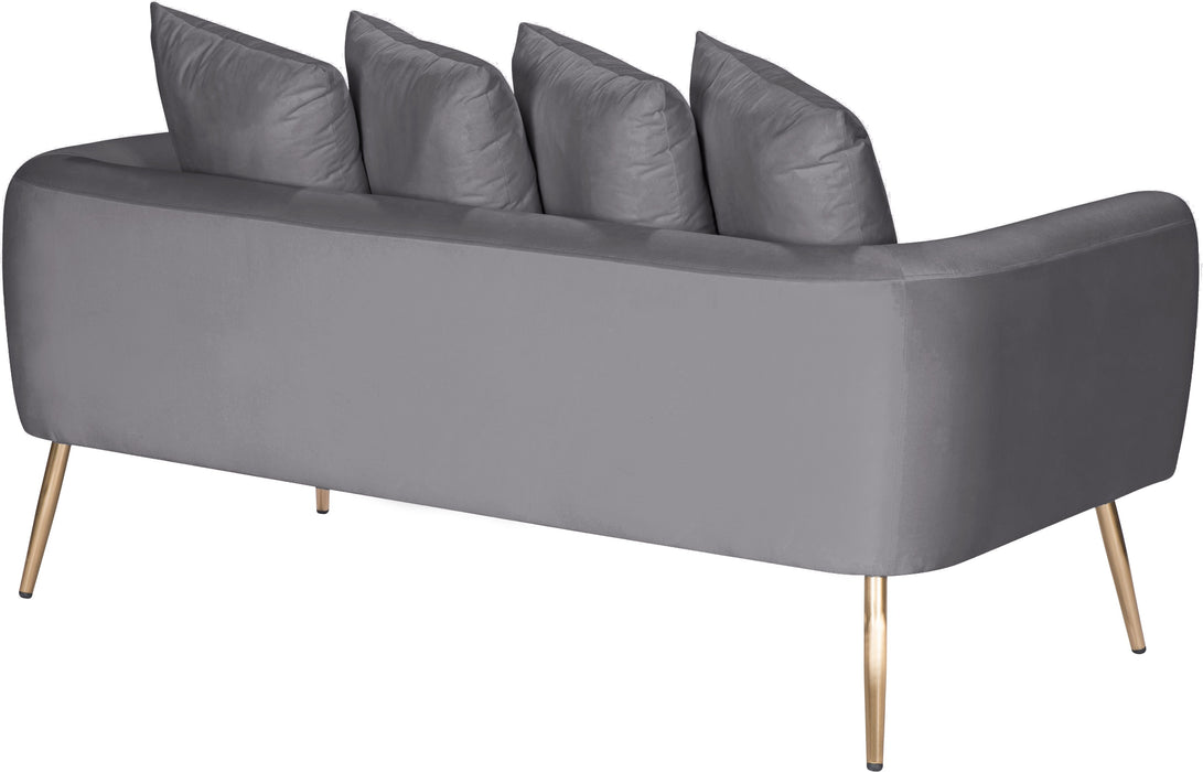 Quinn Velvet Loveseat - Sterling House Interiors