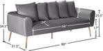 Quinn Velvet Sofa - Sterling House Interiors
