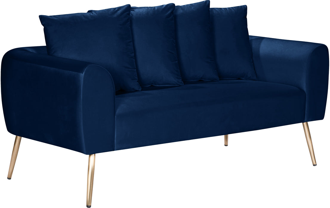 Quinn Velvet Loveseat - Sterling House Interiors