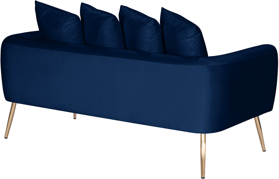 Quinn Velvet Loveseat - Sterling House Interiors