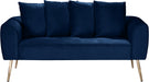 Quinn Velvet Loveseat - Sterling House Interiors