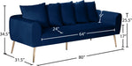 Quinn Velvet Sofa - Sterling House Interiors