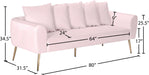 Quinn Velvet Sofa - Sterling House Interiors