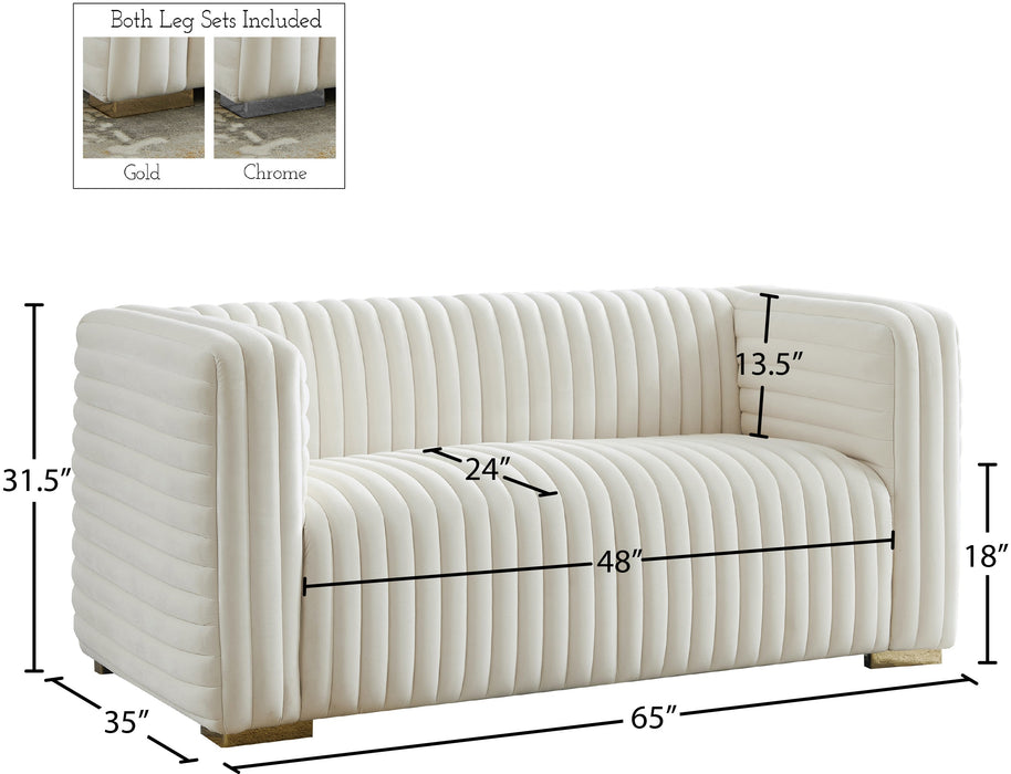 Ravish Velvet Loveseat - Sterling House Interiors