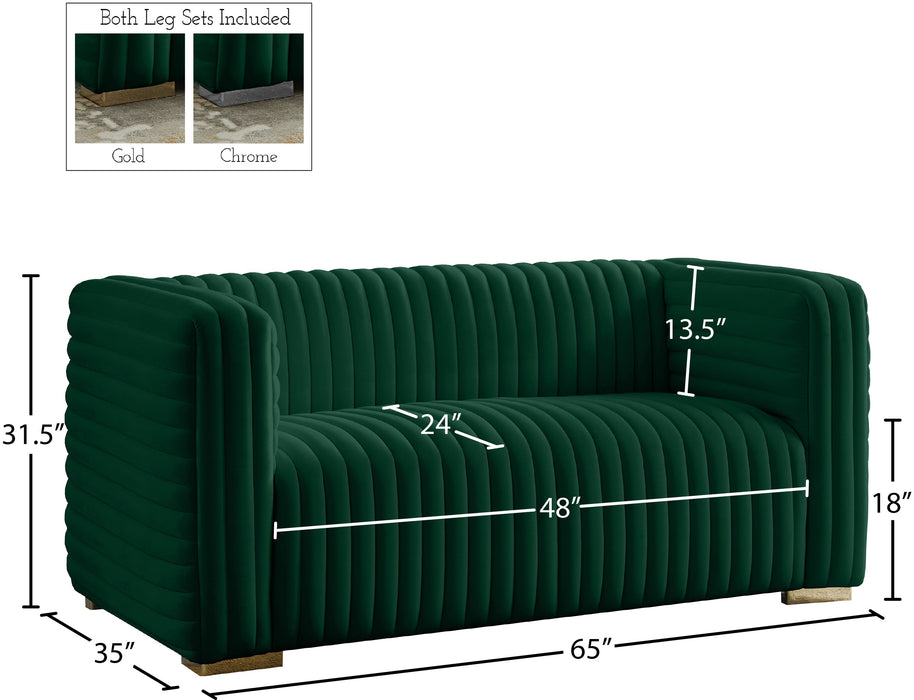 Ravish Velvet Loveseat - Sterling House Interiors