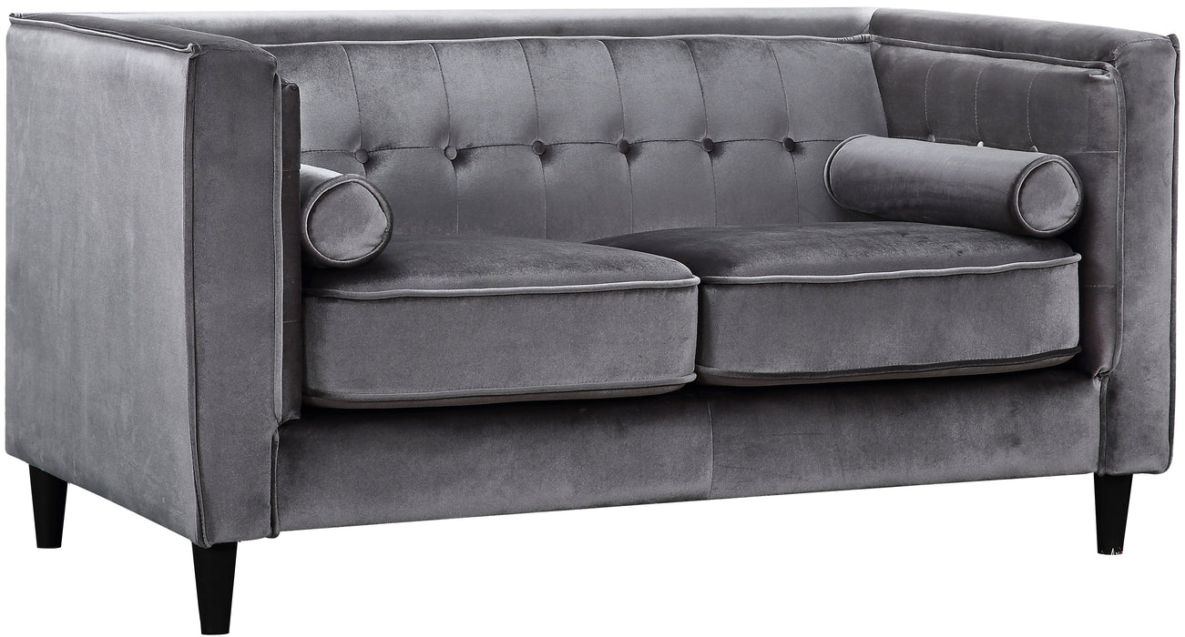 Taylor Velvet Loveseat - Sterling House Interiors