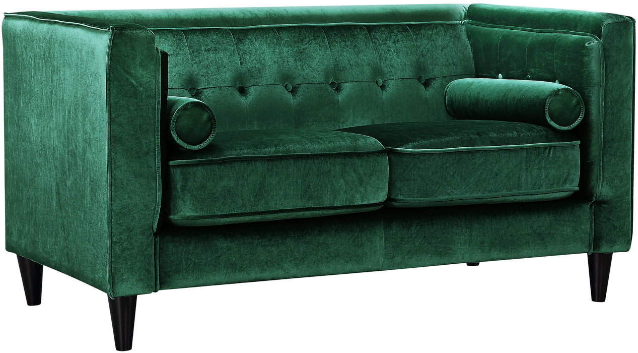 Taylor Velvet Loveseat - Sterling House Interiors