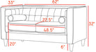 Taylor Velvet Loveseat - Sterling House Interiors