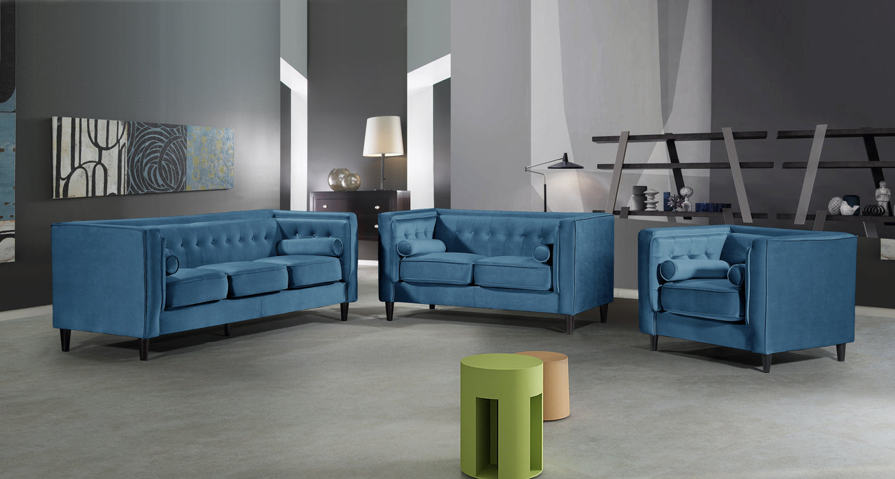 Taylor Velvet Loveseat - Sterling House Interiors