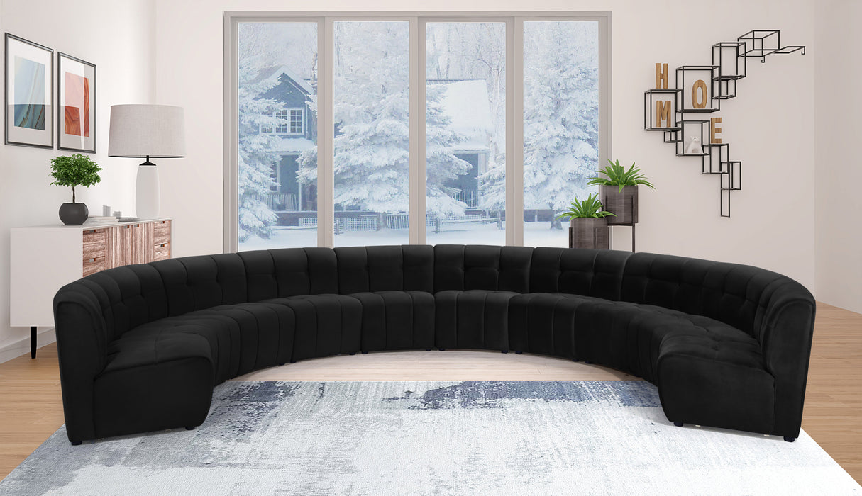 Limitless Velvet 10pc. Modular Sectional - Sterling House Interiors