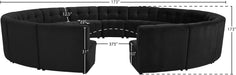 Limitless Velvet 15pc. Modular Sectional - Sterling House Interiors