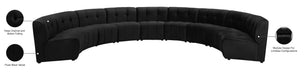 Limitless Velvet 9pc. Modular Sectional - Sterling House Interiors