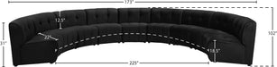 Limitless Velvet 9pc. Modular Sectional - Sterling House Interiors