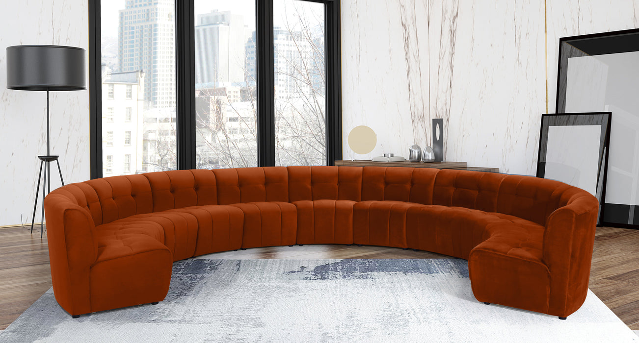 Limitless Velvet 11pc. Modular Sectional - Sterling House Interiors