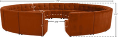 Limitless Velvet 15pc. Modular Sectional - Sterling House Interiors