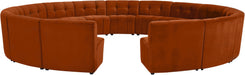 Limitless Velvet 15pc. Modular Sectional - Sterling House Interiors